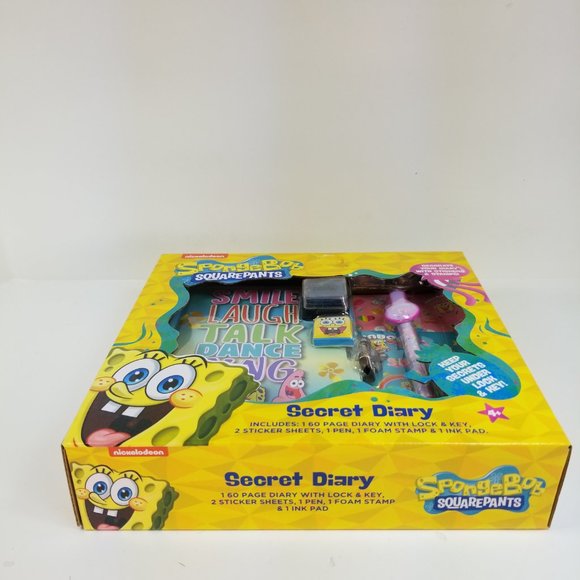 SpongeBob SquarePants Secret Diary Set - New in Box - Picture 5 of 15
